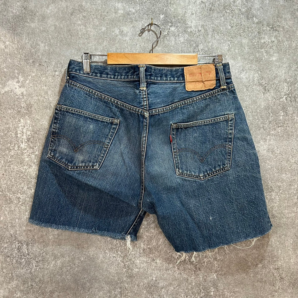 60's 70's Levi's 501 BIG E 後期 69年～71年 DENIM CUT OFF SHORT STYLE