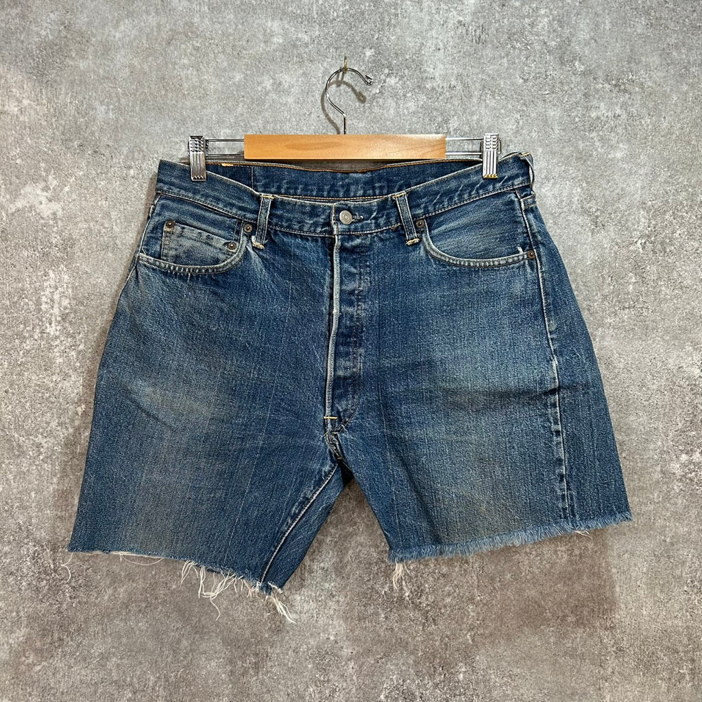 60's 70's Levi's 501 BIG E 後期 69年～71年 DENIM CUT OFF SHORT STYLE