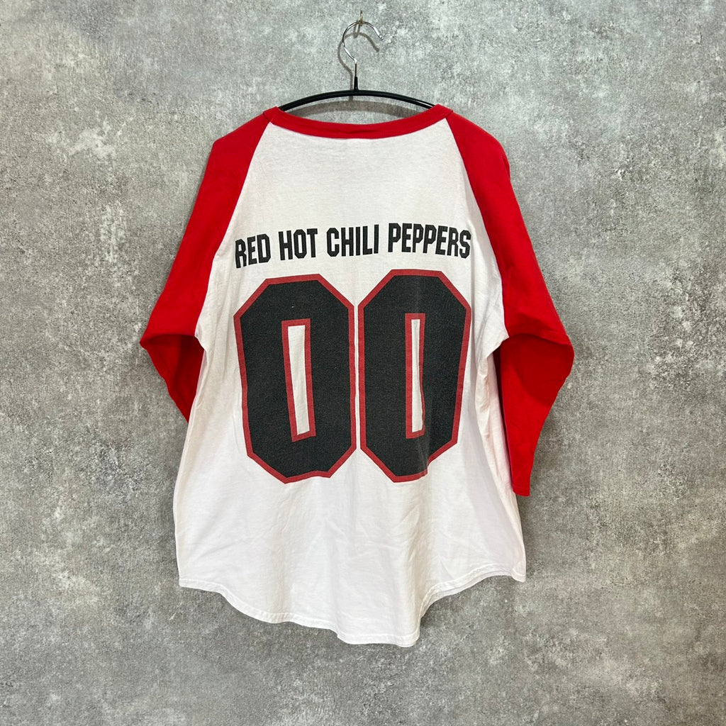 90's RED HOT CHILI PEPPERS Californication RAGLAN SLEEVE TEE SIZE XL 1999©
