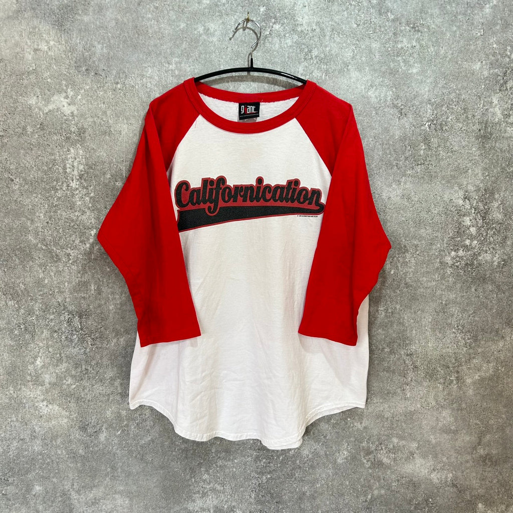 90's RED HOT CHILI PEPPERS Californication RAGLAN SLEEVE TEE SIZE XL 1999©