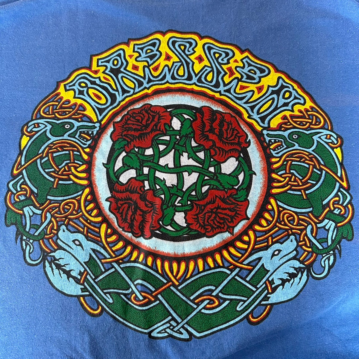 80's SANTA CRUZ DRESSEN ROSE TEE size XL Eric Dressen OLD SKATE