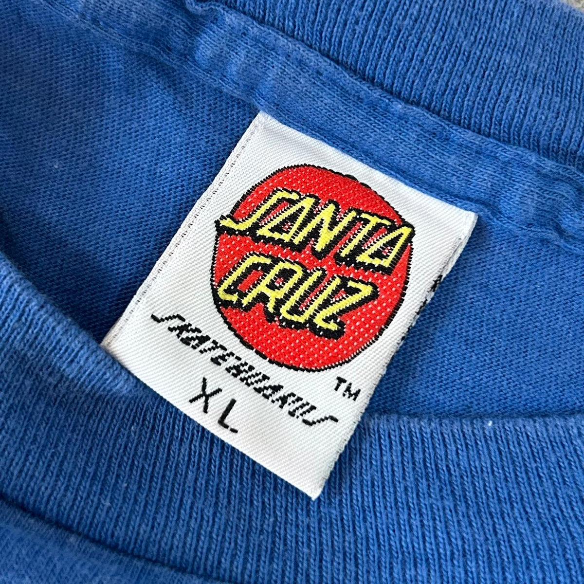 80's SANTA CRUZ DRESSEN ROSE TEE size XL Eric Dressen OLD SKATE