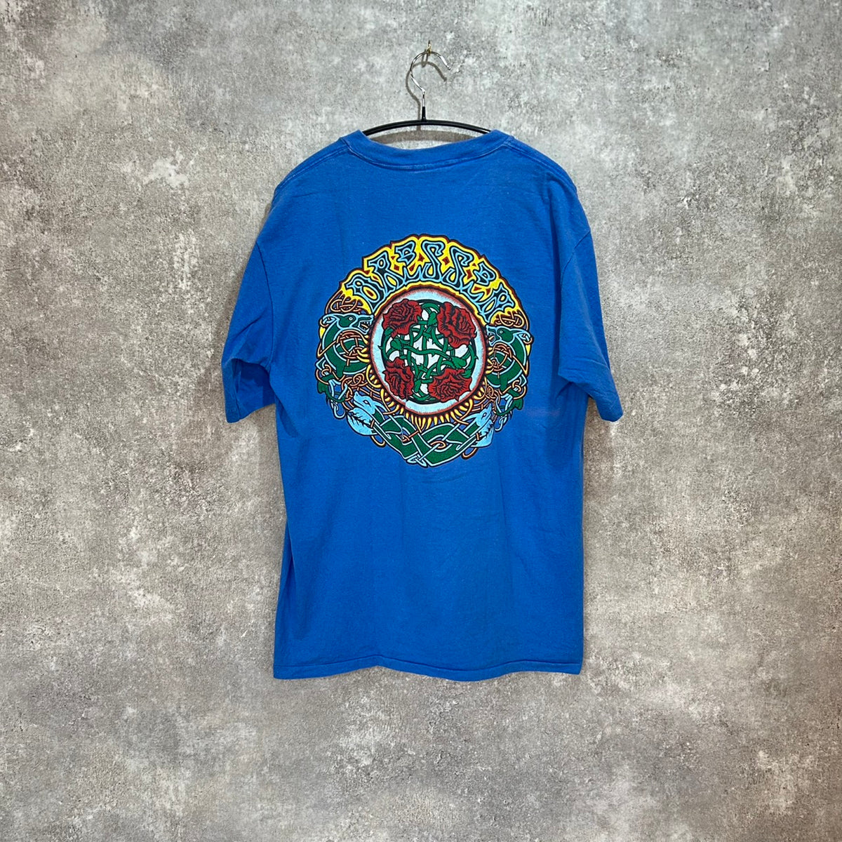 80's SANTA CRUZ DRESSEN ROSE TEE size XL Eric Dressen OLD SKATE
