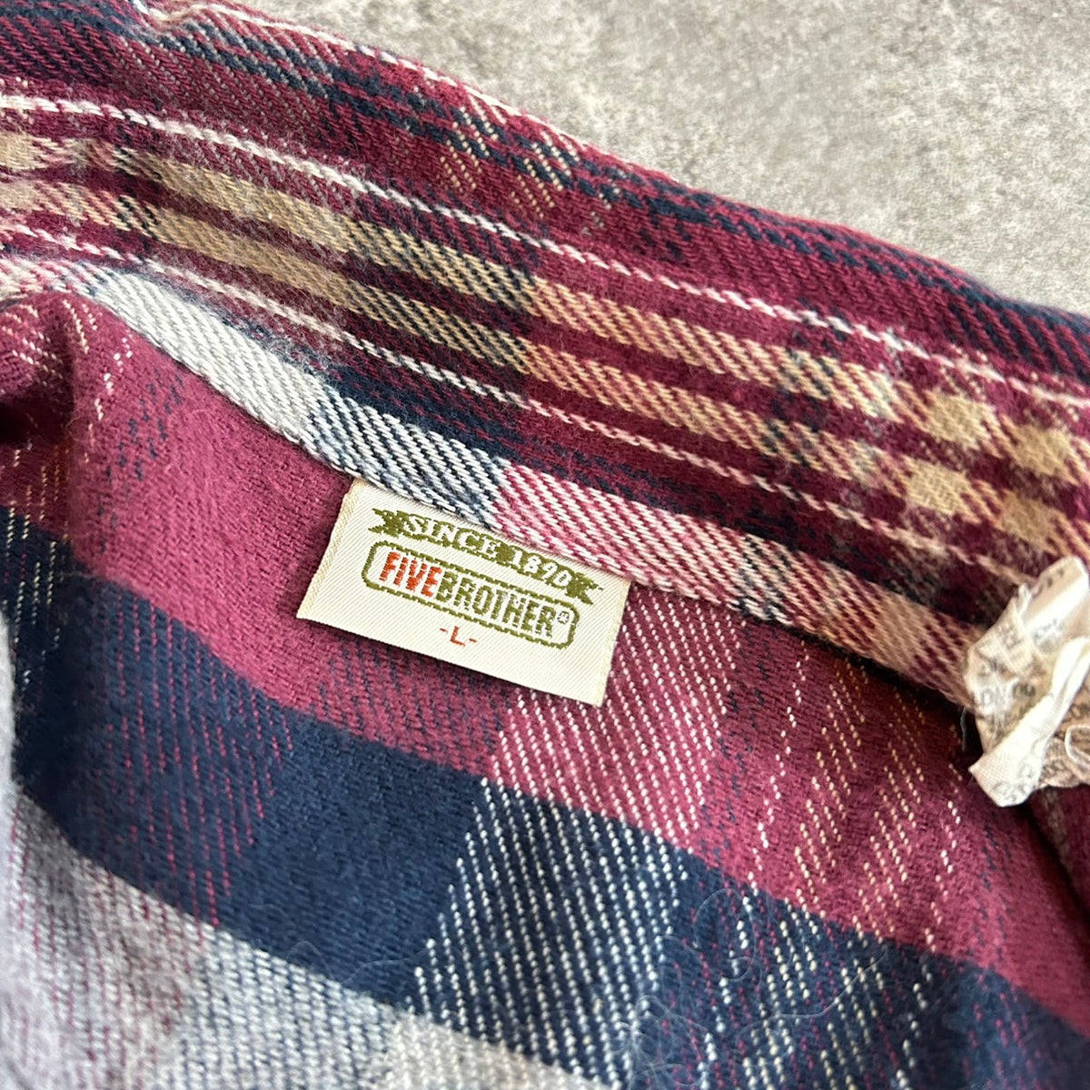 90’s Five Brother flannel shirt SIZE L