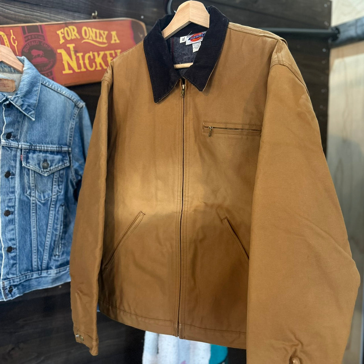 90's Dickies WORK DUCK JACKET TYPE DETROIT MEXICO SIZE XL