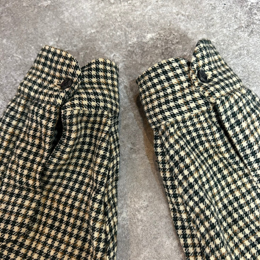 Vintage Pendleton Houndstooth Wool Shirt Circa 1970s