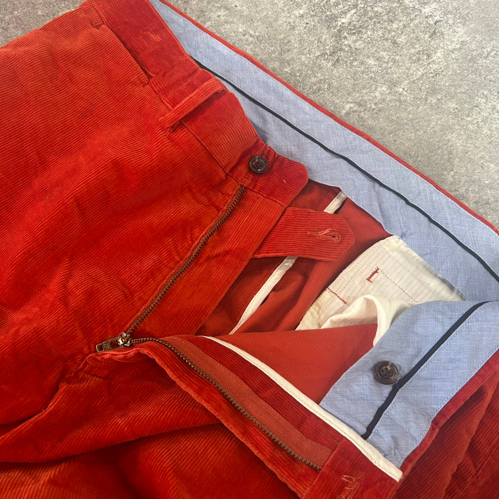 Ralph Lauren Corduroy Pants Classic Fit 38×32 RED