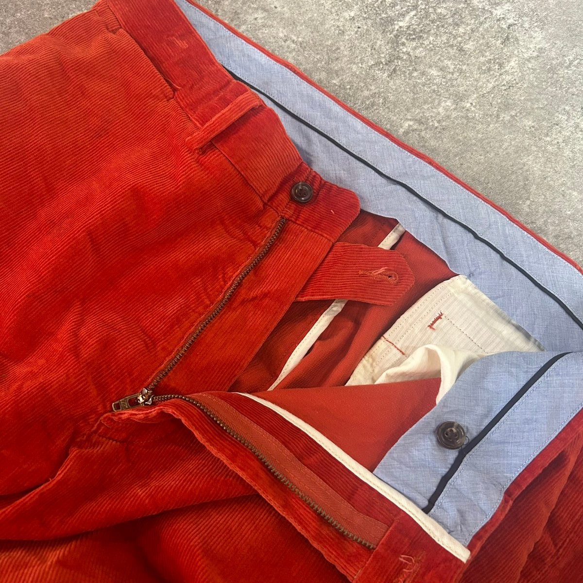 Ralph Lauren Corduroy Pants Classic Fit 38×32 RED