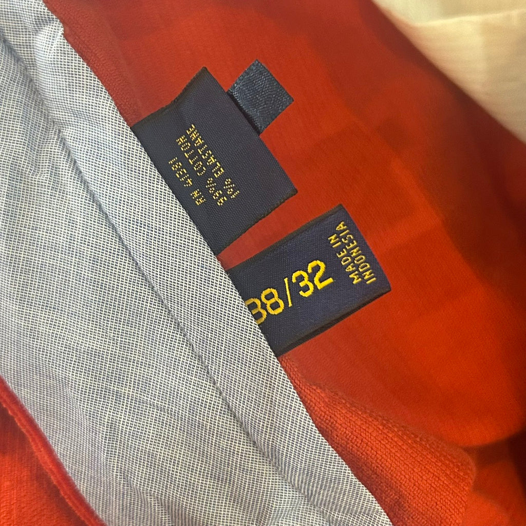 Ralph Lauren Corduroy Pants Classic Fit 38×32 RED