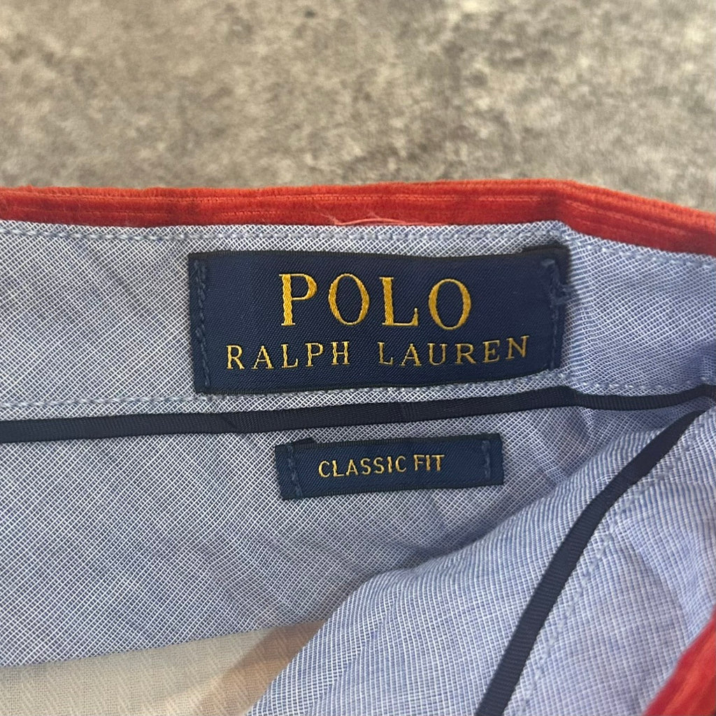 Ralph Lauren Corduroy Pants Classic Fit 38×32 RED