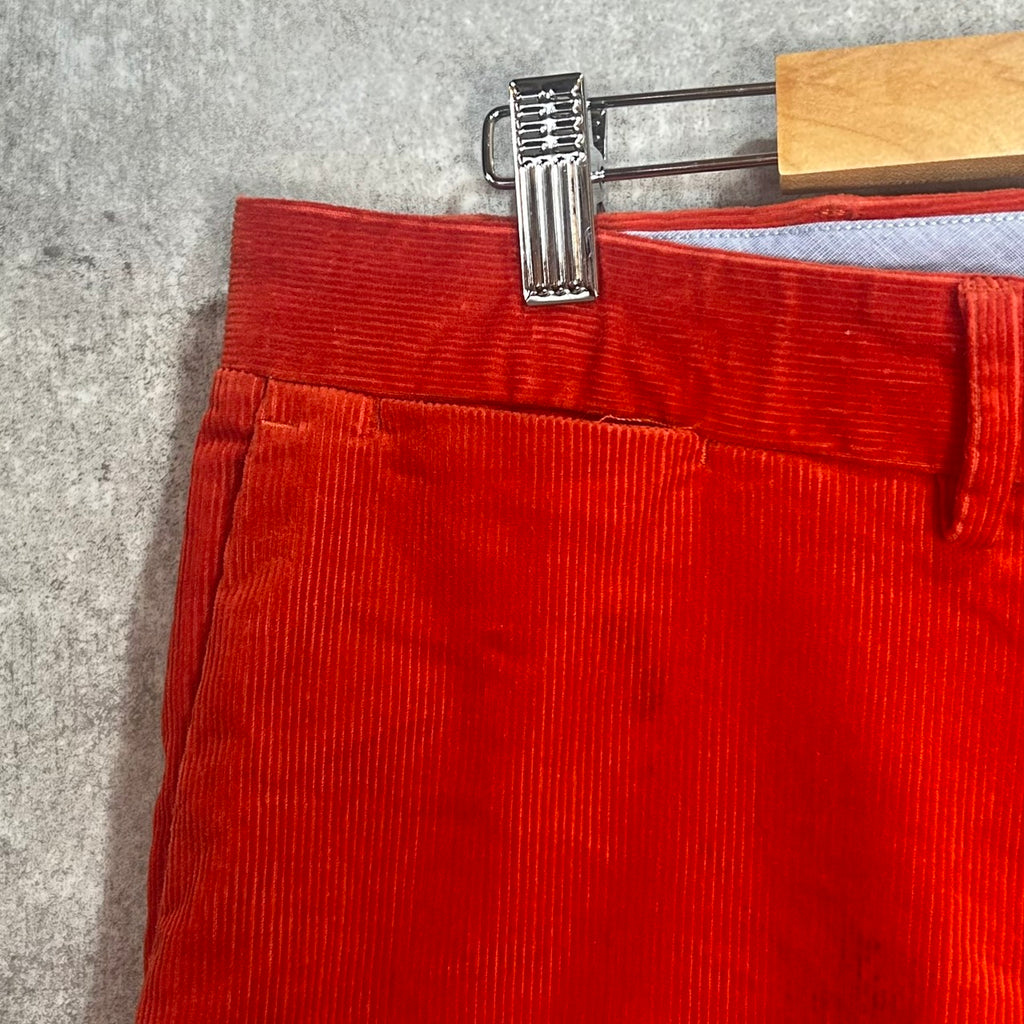 Ralph Lauren Corduroy Pants Classic Fit 38×32 RED