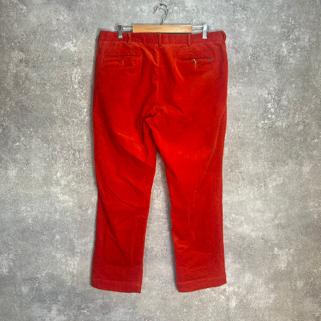 Ralph Lauren Corduroy Pants Classic Fit 38×32 RED