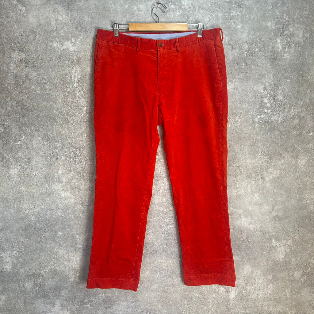 Ralph Lauren Corduroy Pants Classic Fit 38×32 RED