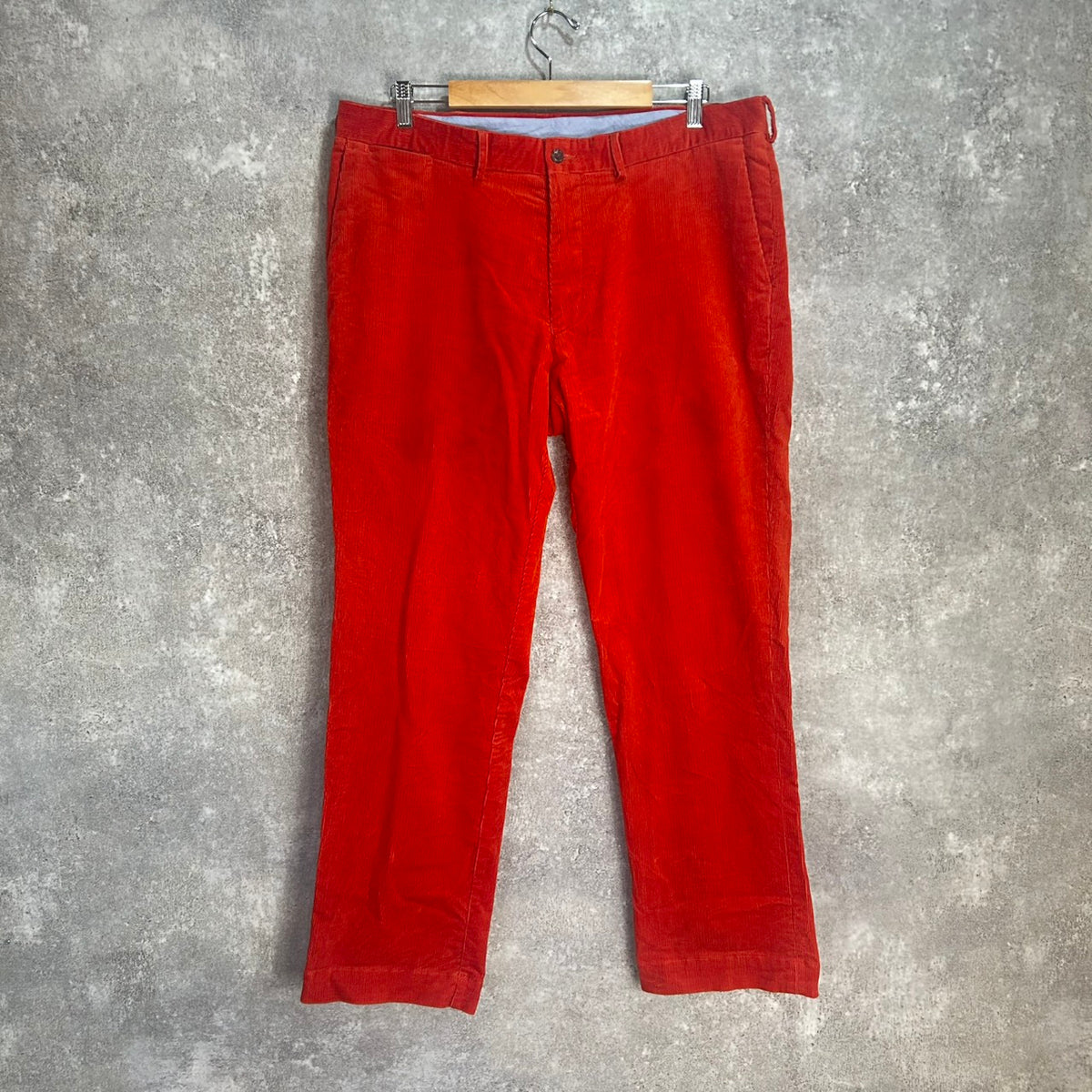 Ralph Lauren Corduroy Pants Classic Fit 38×32 RED