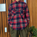 80's Frostproof  Plaid Flannel Shirt MADE IN USA SIZE L