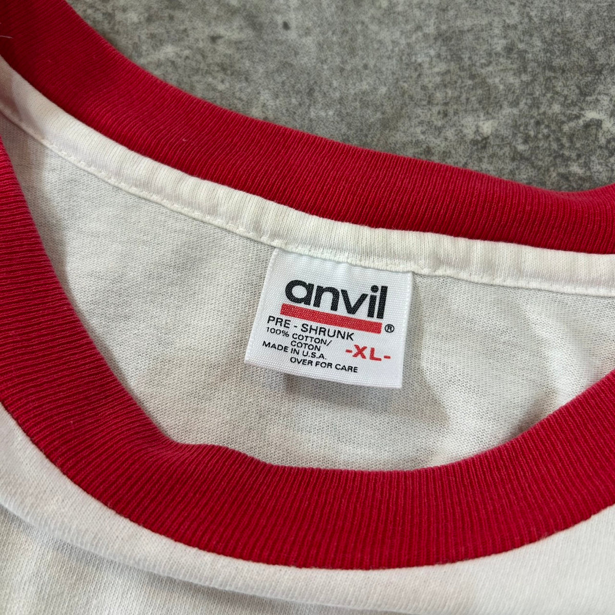 90's NORTHWAVE Ringer Tee SIZE XL anvil MADE in USA