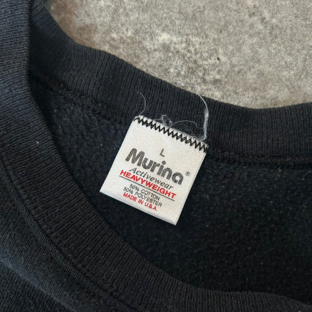 90's BLACK FLYS DEVIL SWEAT SIZE L MURINA MADE in USA