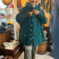 SWEDISH ARMY M62 SNOW PARKA REMAKE OVER DYE GREEN