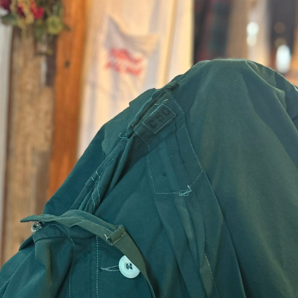 SWEDISH ARMY M62 SNOW PARKA REMAKE OVER DYE GREEN