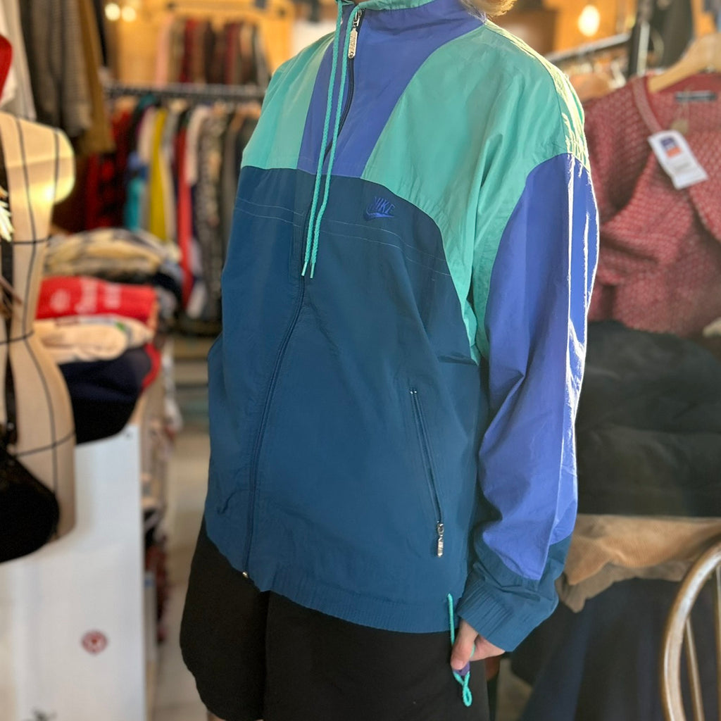 90's NIKE Silver tag NYLON JACKET