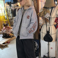 Vintage Grey San Diego California Harley Davidson Zip Up Hoodie