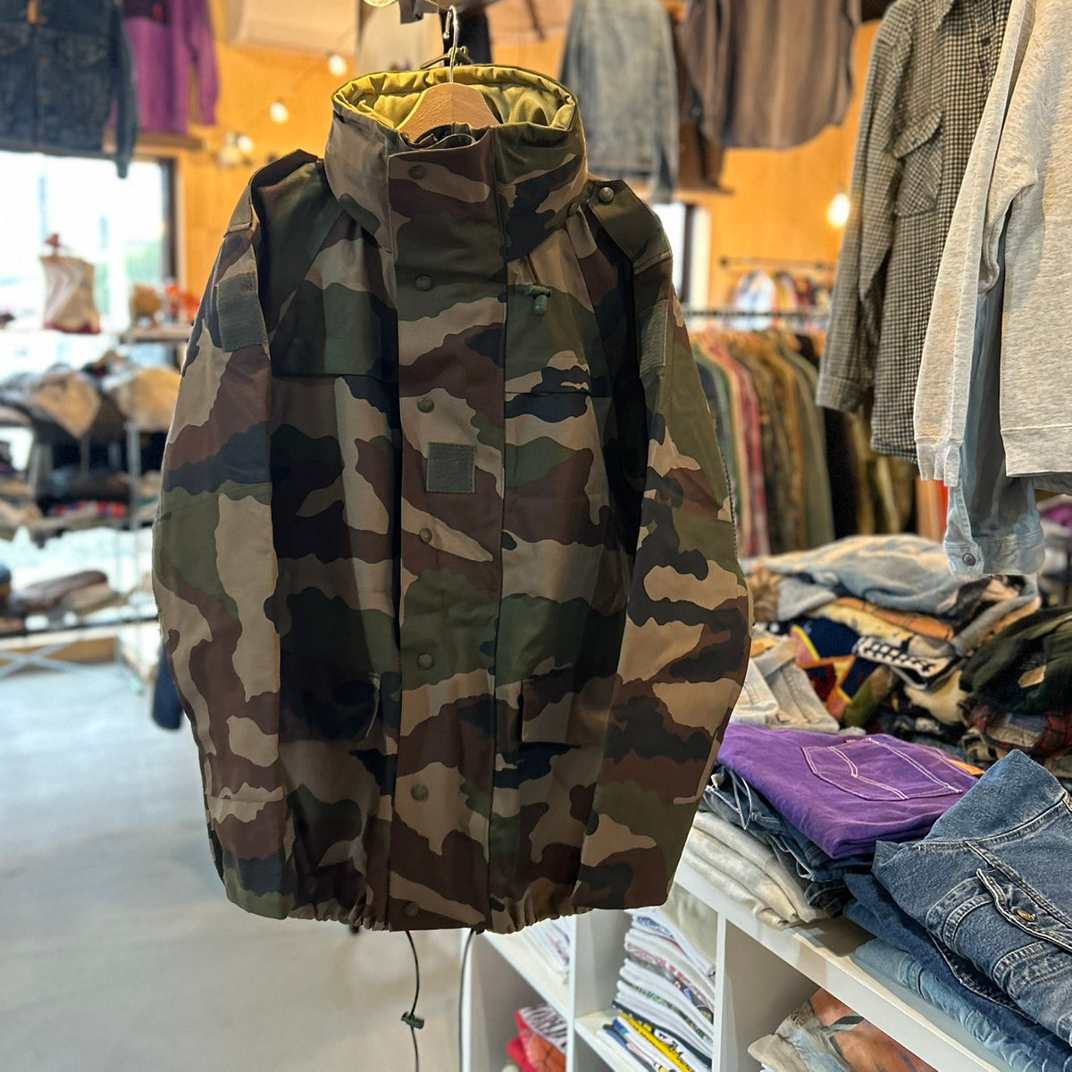 French Army CCE Camo Waterproof Field Jacket Parka Gore-Tex Style Military