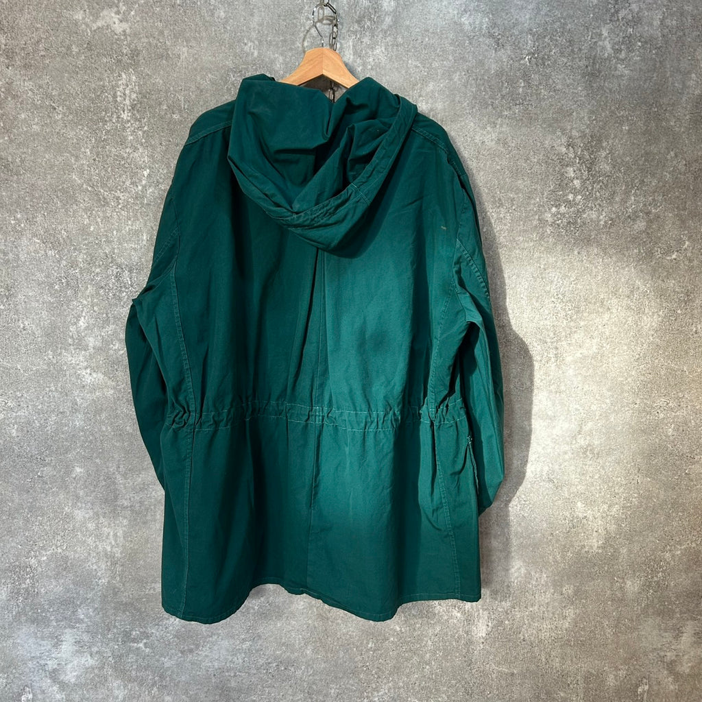 SWEDISH ARMY M62 SNOW PARKA REMAKE OVER DYE GREEN