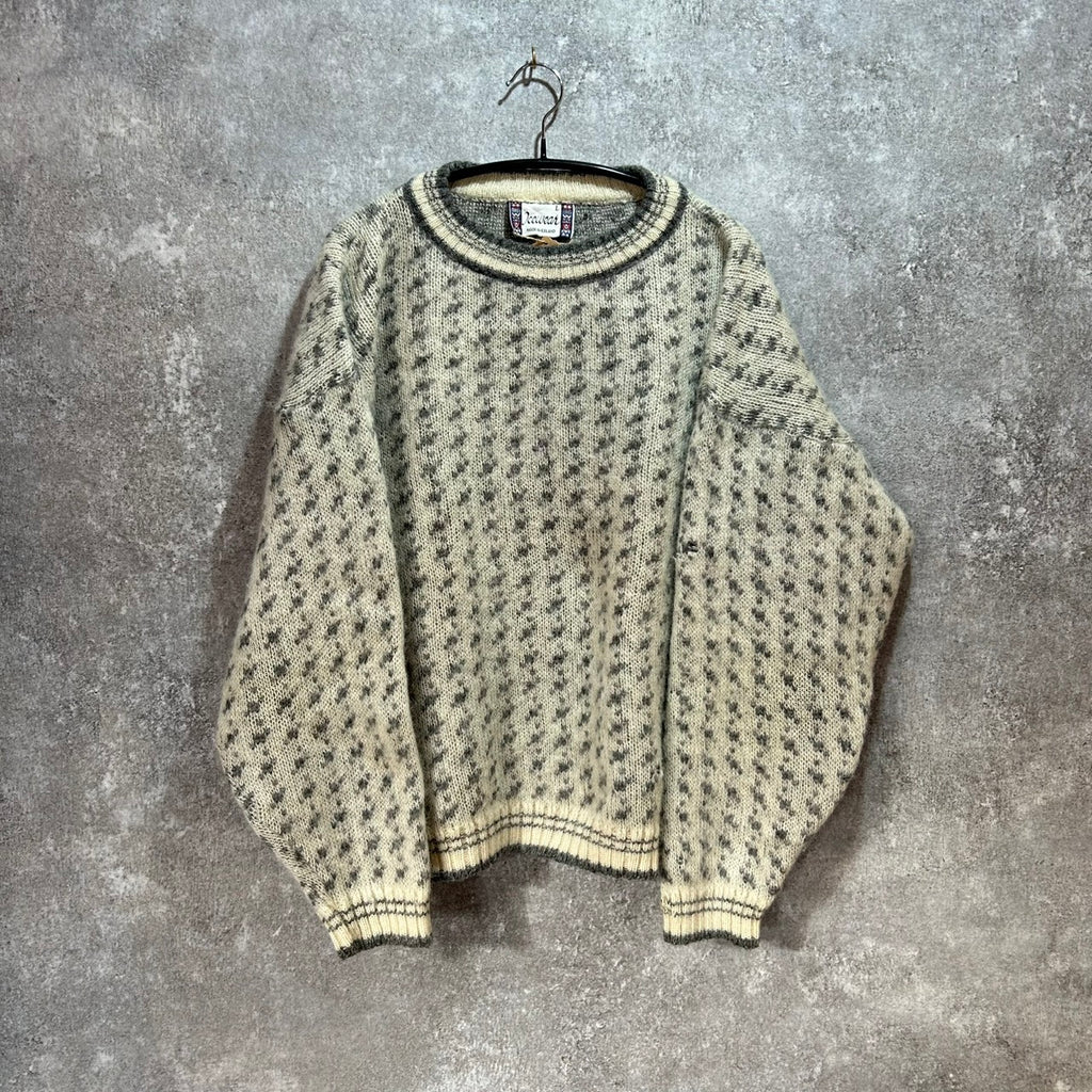 ICEWEAR WOOL SWEATER BIRDSEYE SIZE L