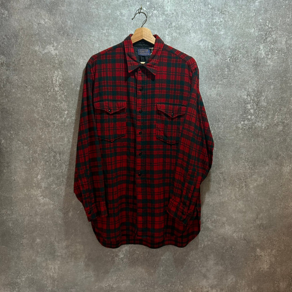 Pendleton WOOL CHECK SHIRT 60's 16 1/2