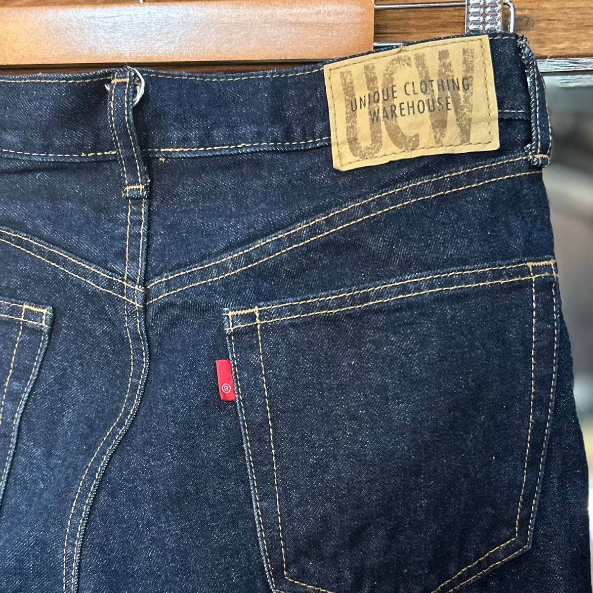 90s Old UNIQLO Dark Indigo Denim