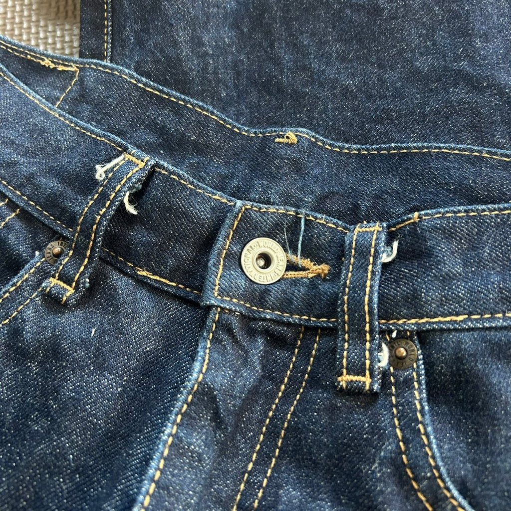 90s Old UNIQLO Dark Indigo Denim