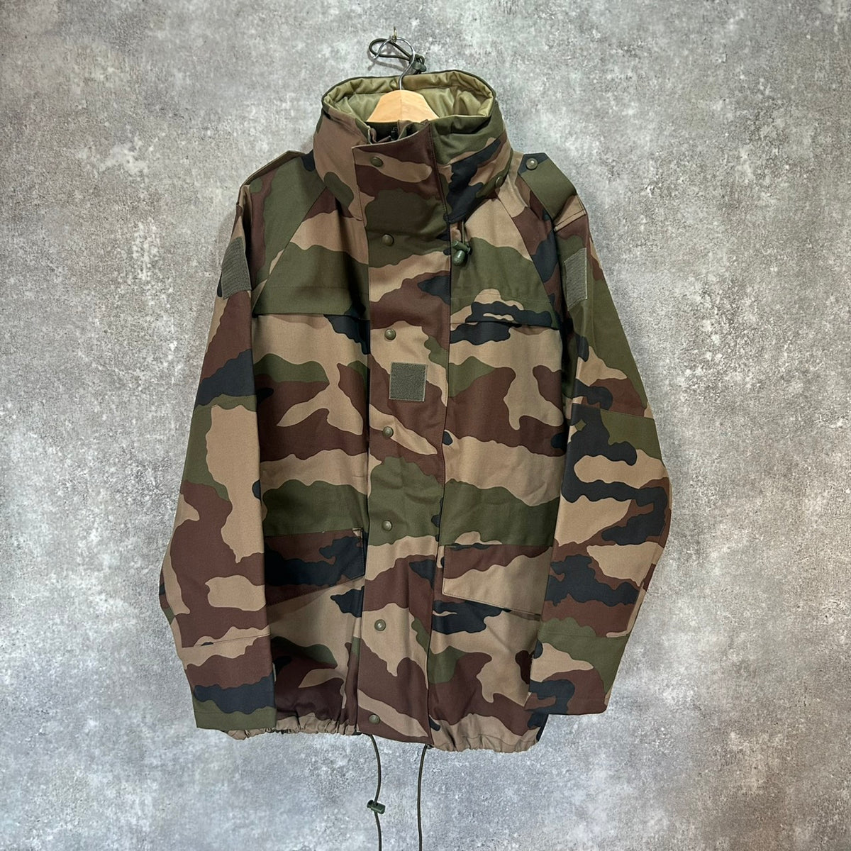 French Army CCE Camo Waterproof Field Jacket Parka Gore-Tex Style Military